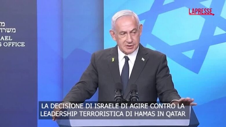 Netanyahu: "Attacco Doha? Nostra decisione indipendente"