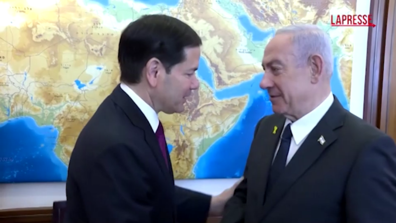 Israele, Netanyahu incontra Rubio a Gerusalemme