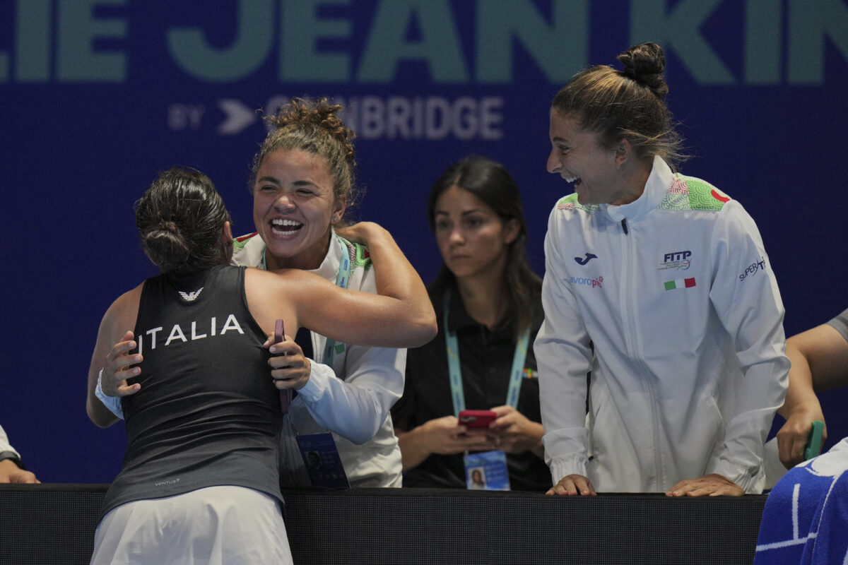 billie jean king cup 2025 italia cina in campo jasmine paolini