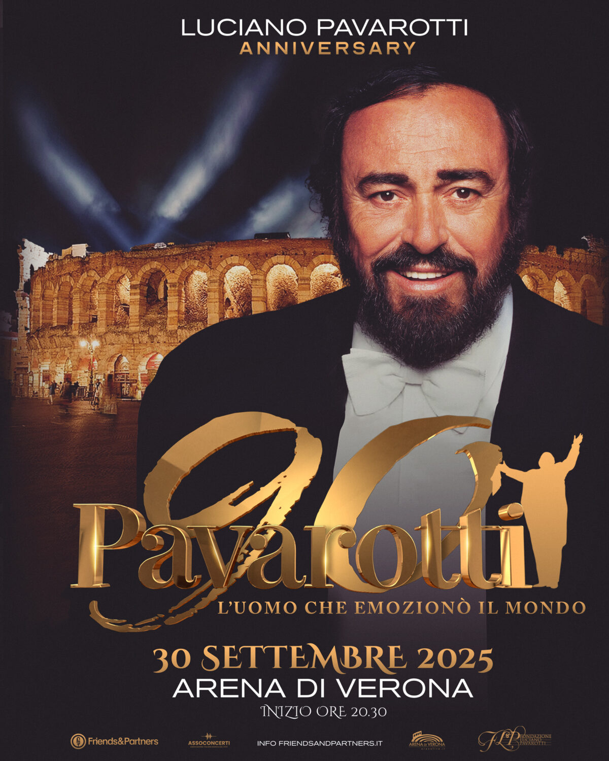 Luciano Pavarotti, 90 anni dalla nascita. Ecco i big sul palco dell’Arena di Verona Luciano Pavarotti, 90 anni dalla nascita. Ecco i big sul palco dell’Arena di Verona