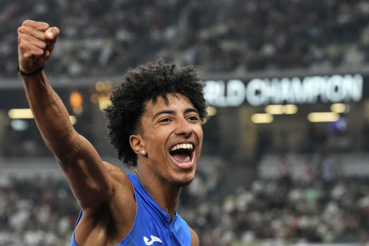 Galleria foto 'Mondiali atletica 2025, Mattia Furlani oro nel lungo a Tokyo: il salto in 7 foto' - foto 7