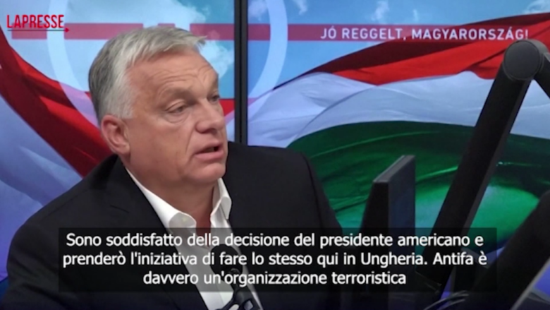 Ungheria, Orban: "'Antifa' gruppo terroristico"