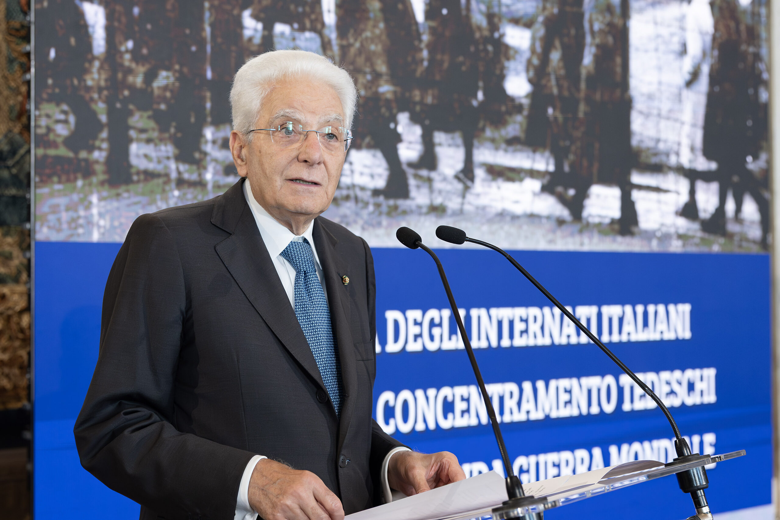 Mattarella: “Fascismo lontano da valori italiani”