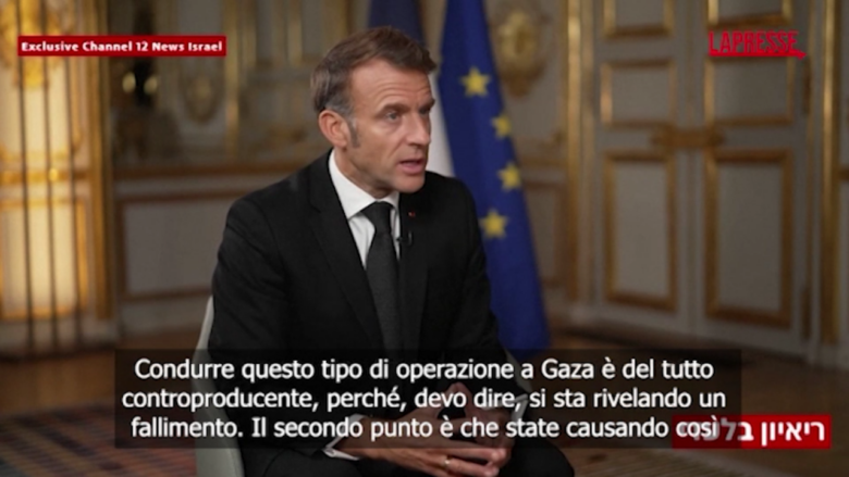 Gaza, Macron: "Israele sta distruggendo la sua credibilità"