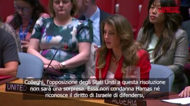Gaza, veto Usa a bozza risoluzione Onu per un cessate il fuoco