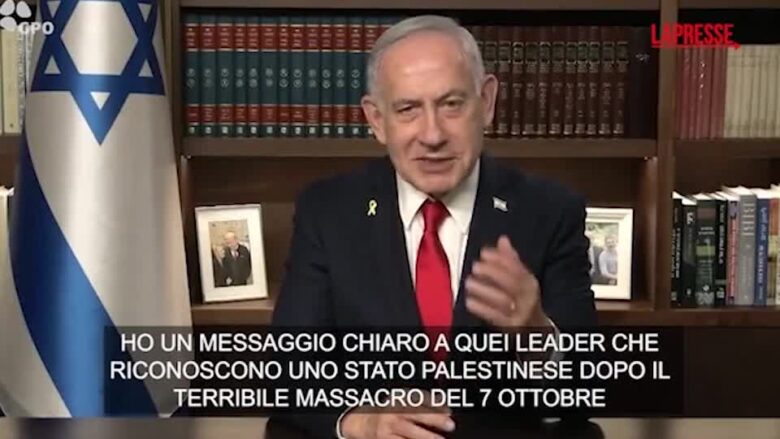 Gaza, Netanyahu: "Non verrà creato uno Stato palestinese"