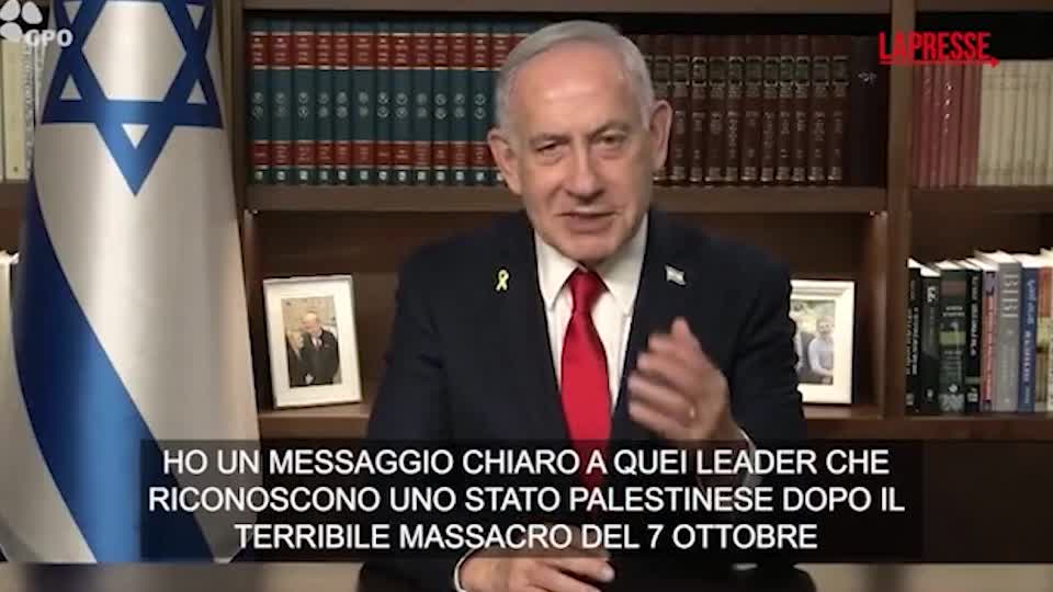 Gaza, Netanyahu: "Non verrà creato uno Stato palestinese"