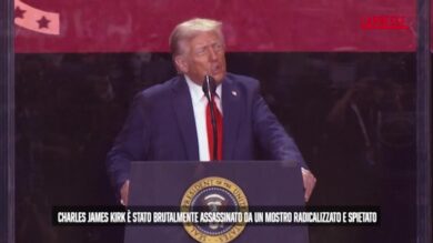 Funerali Charlie Kirk, Trump: “Un martire per la libertà”