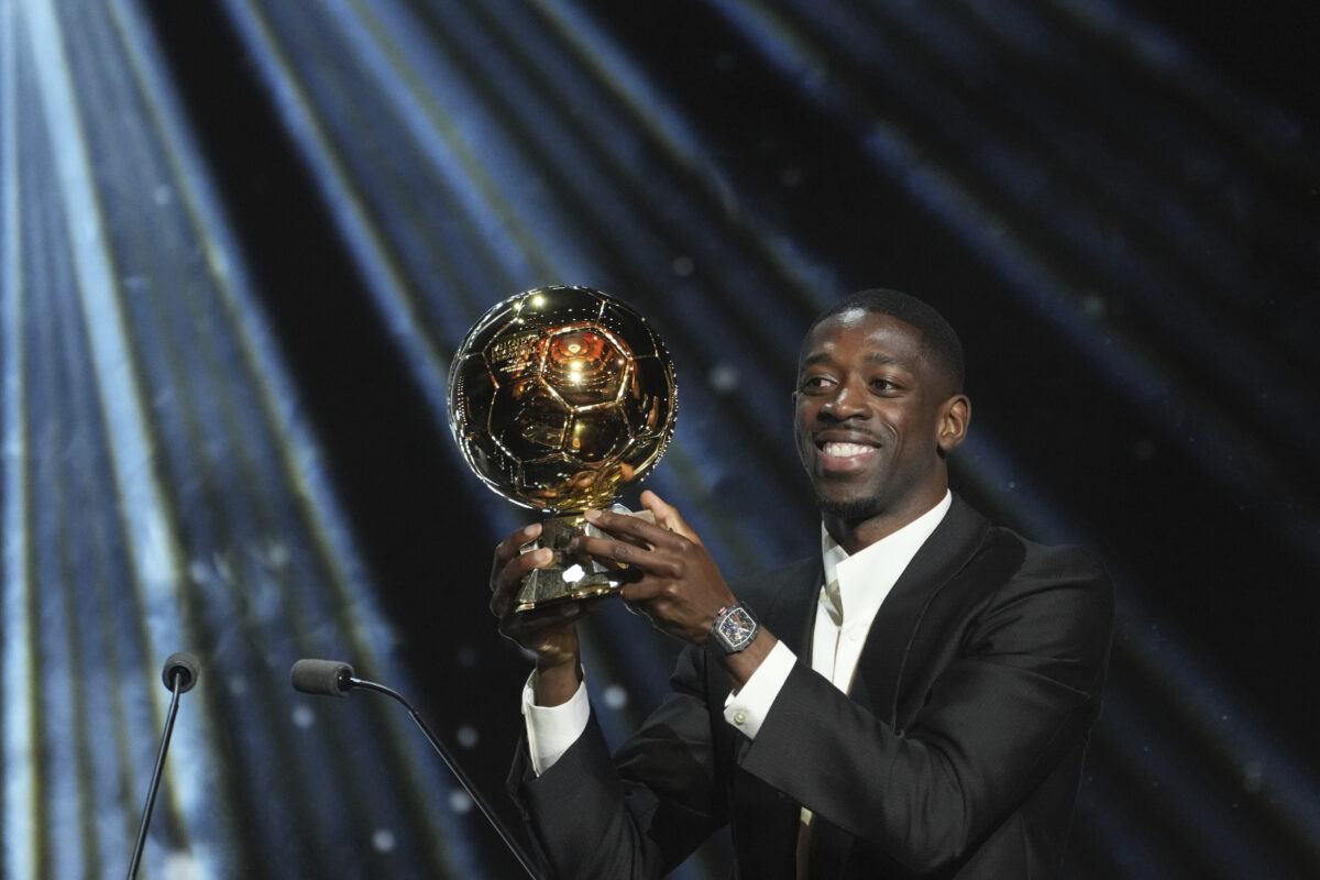 Calcio, Ousmane Dembélé vince Pallone d’Oro