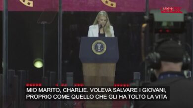 Charlie Kirk, la moglie ai funerali: “Perdono l’assassino di mio marito”