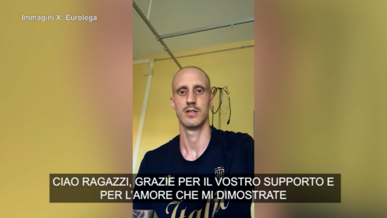 Achille Polonara, video sui social prima del trapianto: “Grazie per il vostro amore”