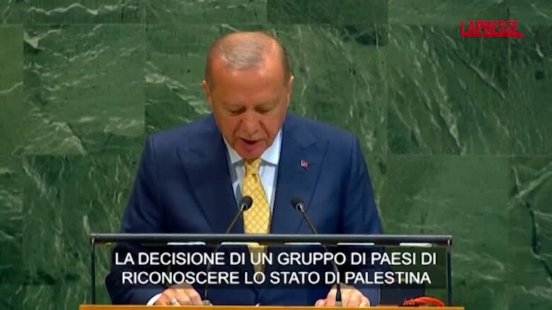 Stato Palestina, Erdogan: "Decisione storica, ora il cessate il fuoco a Gaza"