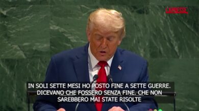 Trump all'Onu: "Messo fine a sette guerre, in appena sette mesi"