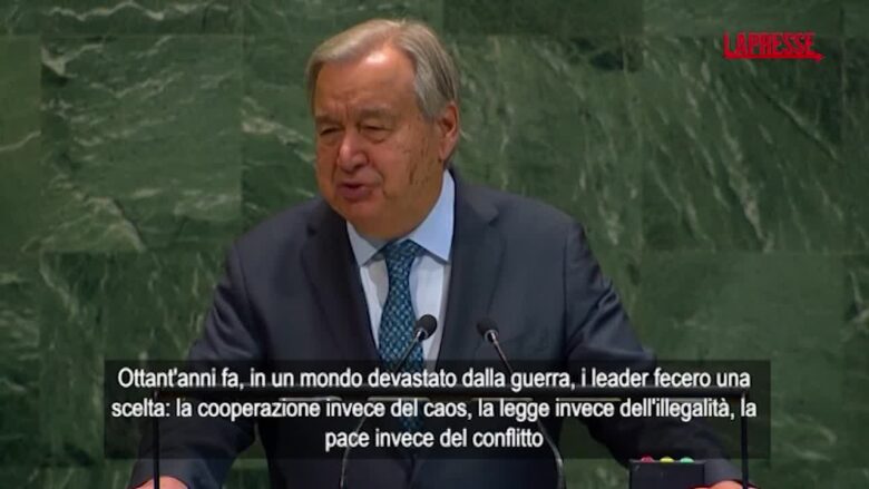 Assemblea generale Onu, Guterres: “Umanità è entrata in era di sconvolgimenti e sofferenza”