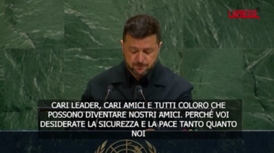 Ucraina, Zelensky: “Anche se si vuole la pace le armi decidono chi sopravvive”