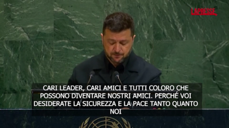 Ucraina, Zelensky: “Anche se si vuole la pace le armi decidono chi sopravvive”