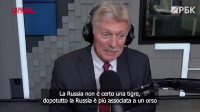 Russia, Peskov risponde a Trump: "Mosca non è una tigre di carta ma un orso vero"