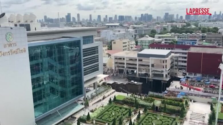 Thailandia, enorme voragine davanti a ospedale Bangkok