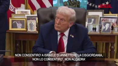 Trump: “Non permetterò a Israele di annettere la Cisgiordania”