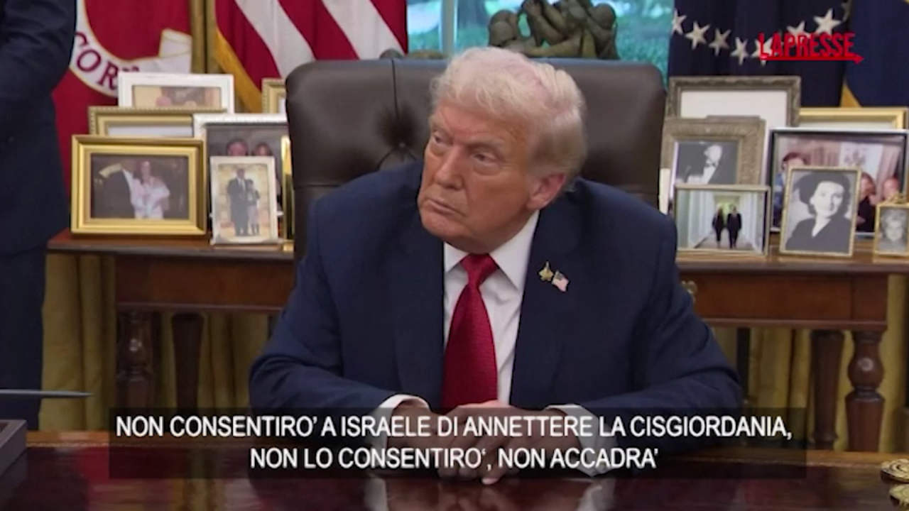 Trump: “Non permetterò a Israele di annettere la Cisgiordania”