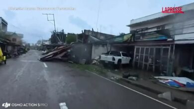 Filippine, il tifone Bualoi provoca devastazioni nell'est del paese