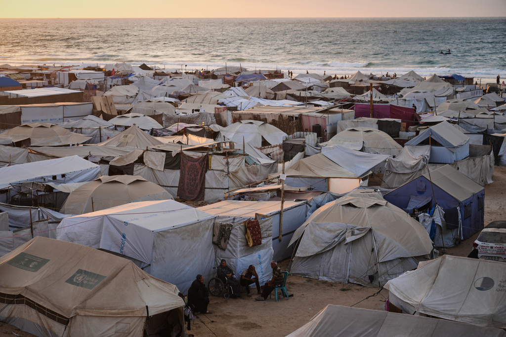gaza idf installa altoparlanti nella striscia per discorso netanyahu all8217onu usb pronti a sciopero generale se attacco a flotilla