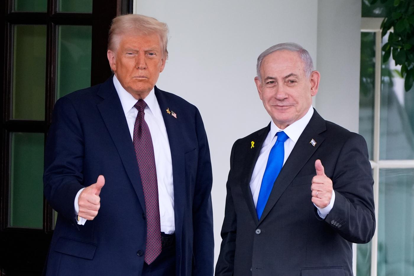 Netanyahu alla Casa Bianca: oggi l’incontro con Donald Trump