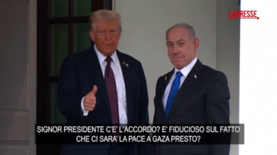 Gaza, Trump accoglie Netanyahu: "Sono fiducioso"