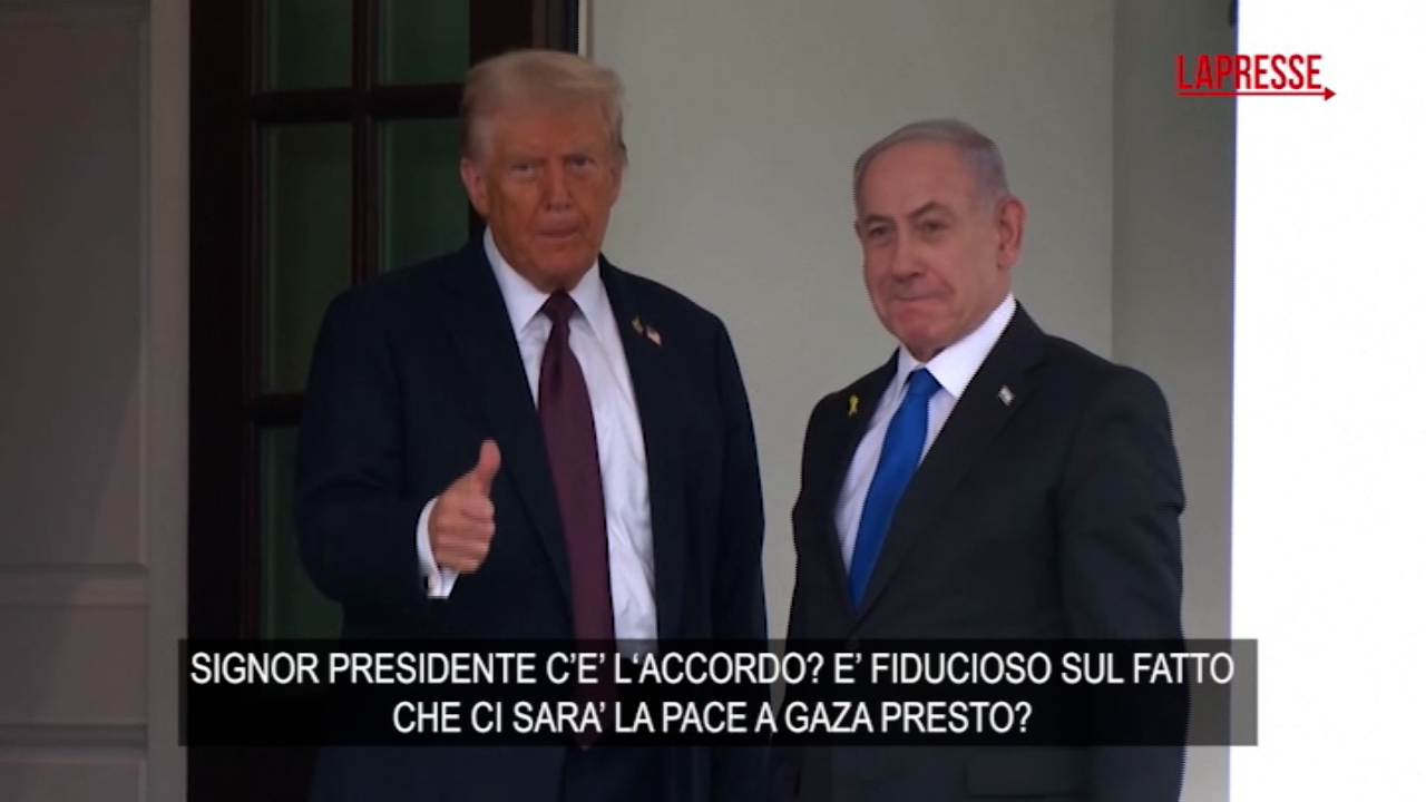 gaza trump accoglie netanyahu sono fiducioso