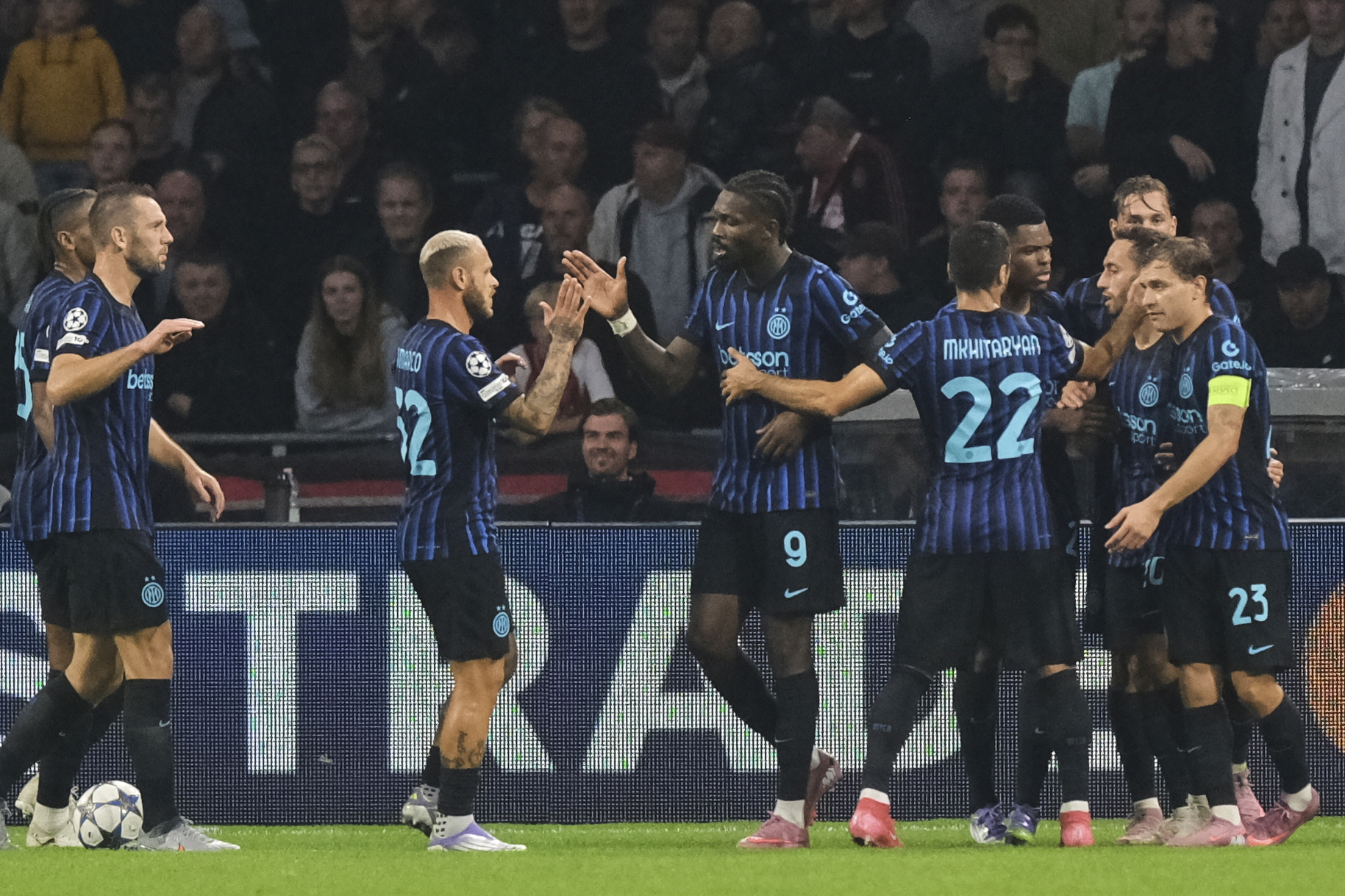 champions league le partite del 30 settembre e del 1176 ottobre