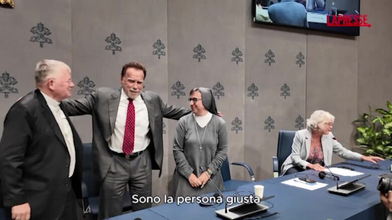 Clima, Arnold Schwarzenegger in Vaticano: "Trump e i negazionisti? Mai arrendersi"