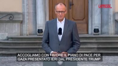 Gaza, Merz: "Il piano Trump è la migliore opportunità per porre fine alla guerra"