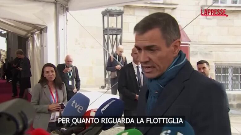 Flotilla, Sanchez: "Non rappresenta minaccia per Israele"
