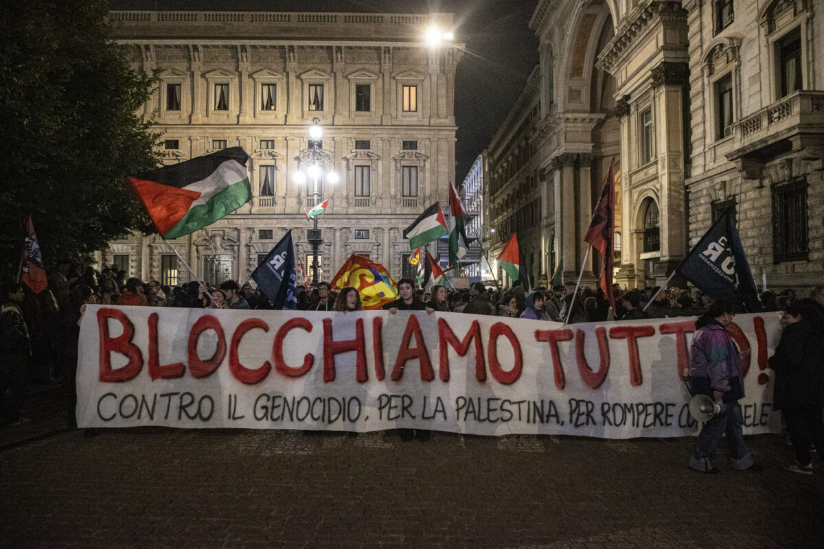 Flotilla, migliaia di persone protestano in tutta Italia – FOTO