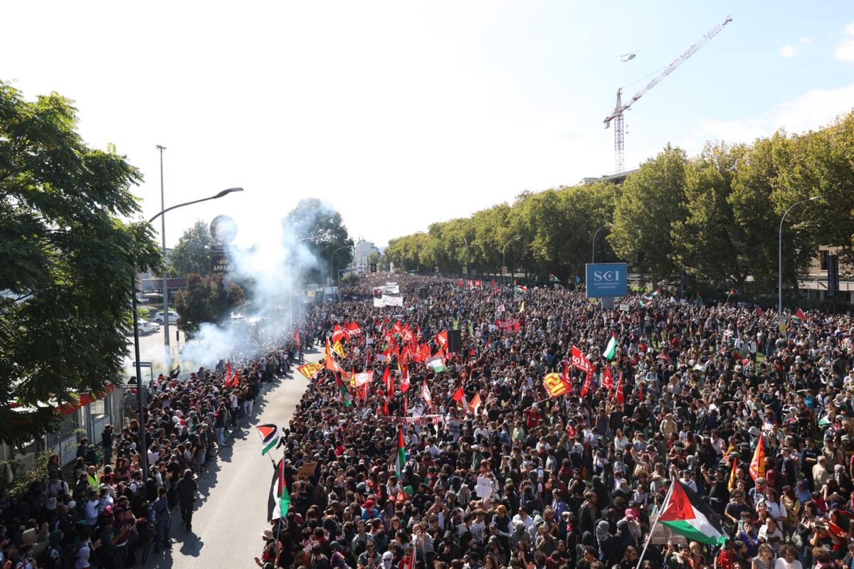 Sciopero generale 3 ottobre 2025, le foto delle proteste per Gaza e Flotilla