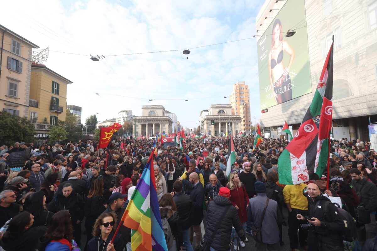 Sciopero generale 3 ottobre 2025, le foto delle proteste per Gaza e Flotilla