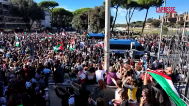 Corteo per Gaza, parte la manifestazione nazionale: una marea in piazza a Roma