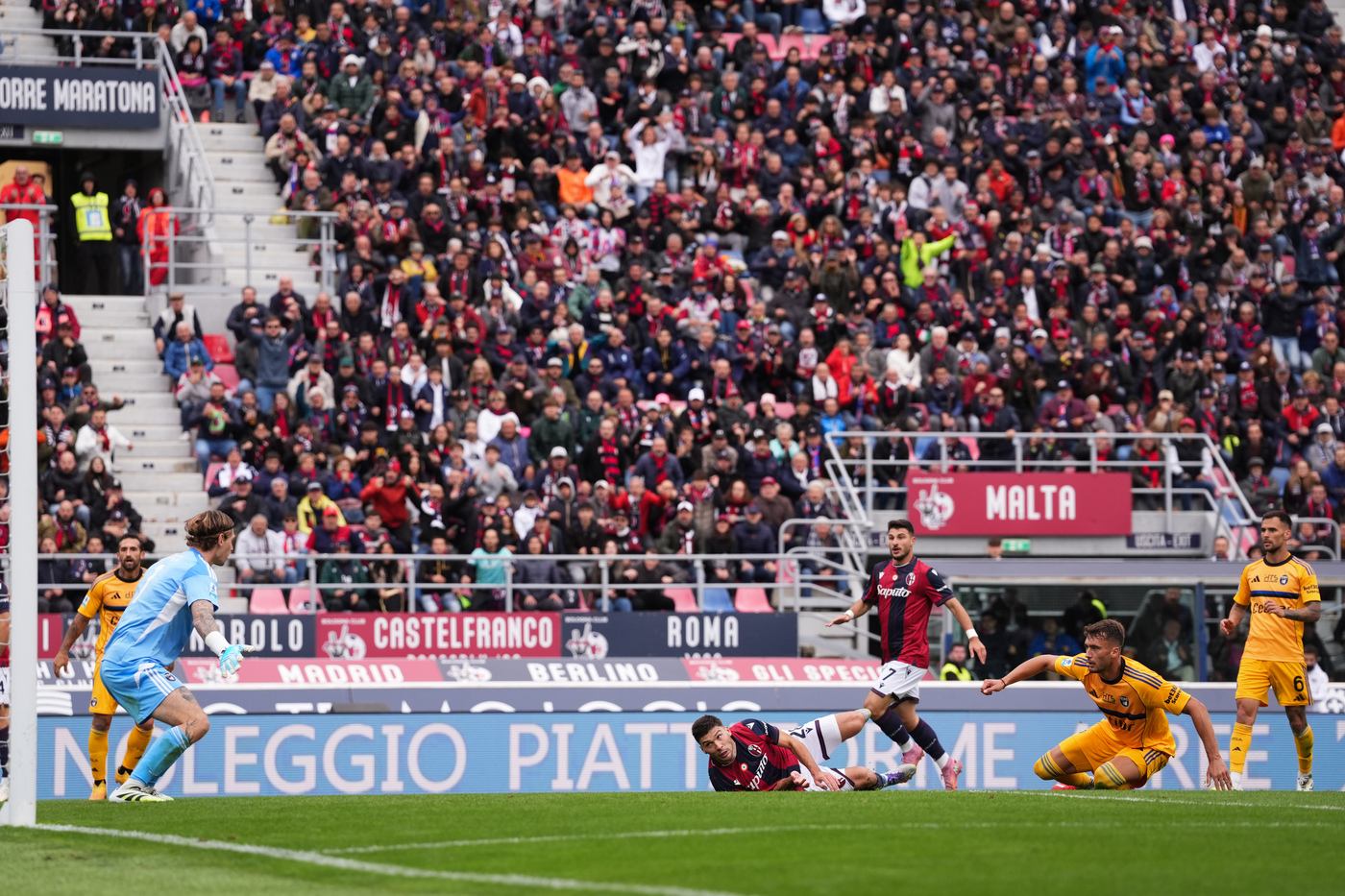 Bologna-Pisa 4-0, poker rossoblù al Dall’Ara Bologna-Pisa 4-0, poker rossoblù al Dall’Ara