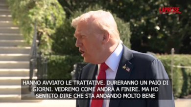Gaza, Trump: "Ostaggi liberati molto presto, negoziati in corso"