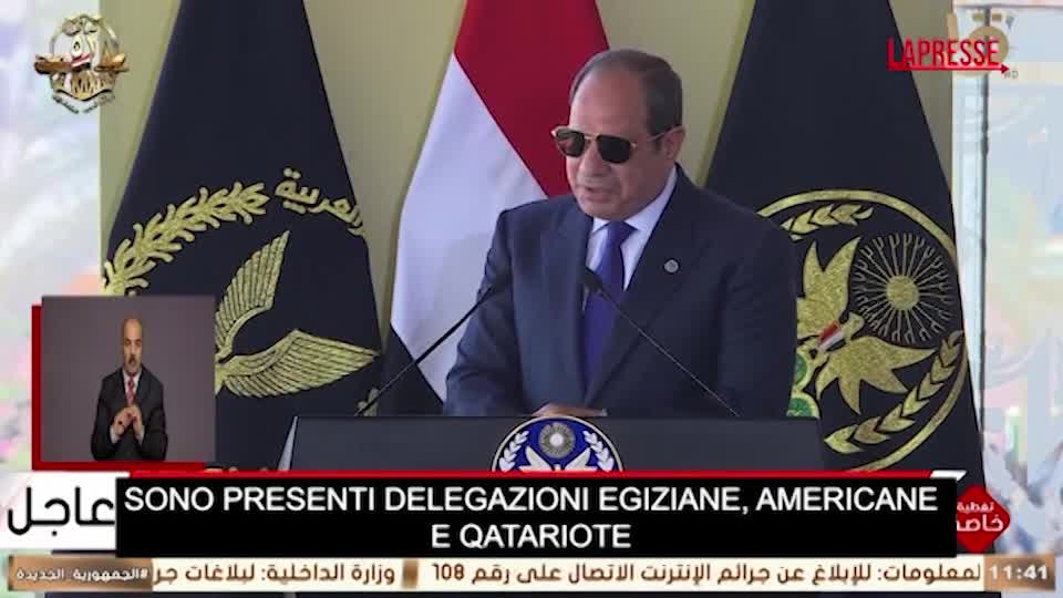 Gaza, il presidente egiziano al Sisi ottimista sui colloqui