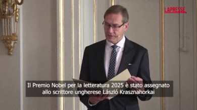 Premio Nobel Letteratura all'ungherese Laszlo Krasznahorkai