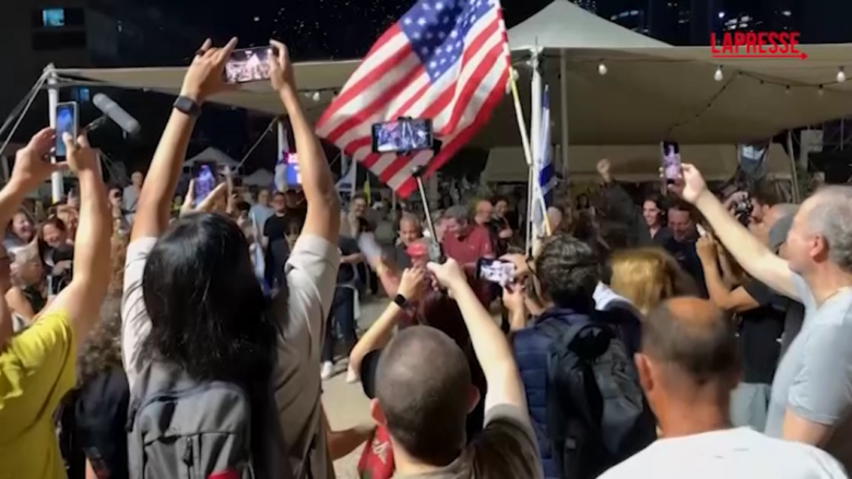 Tel Aviv, festa delle famiglie degli ostaggi dopo intesa tra Hamas e Israele