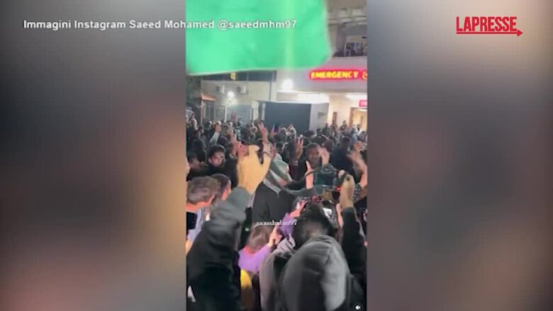 Gaza, palestinesi festeggiano l'accordo di pace tra Israele e Hamas