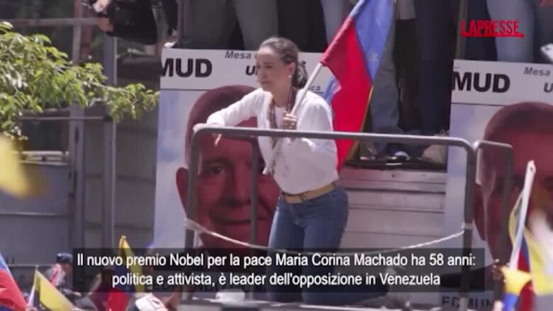 Nobel per la Pace 2025: chi è Maria Corina Machado
