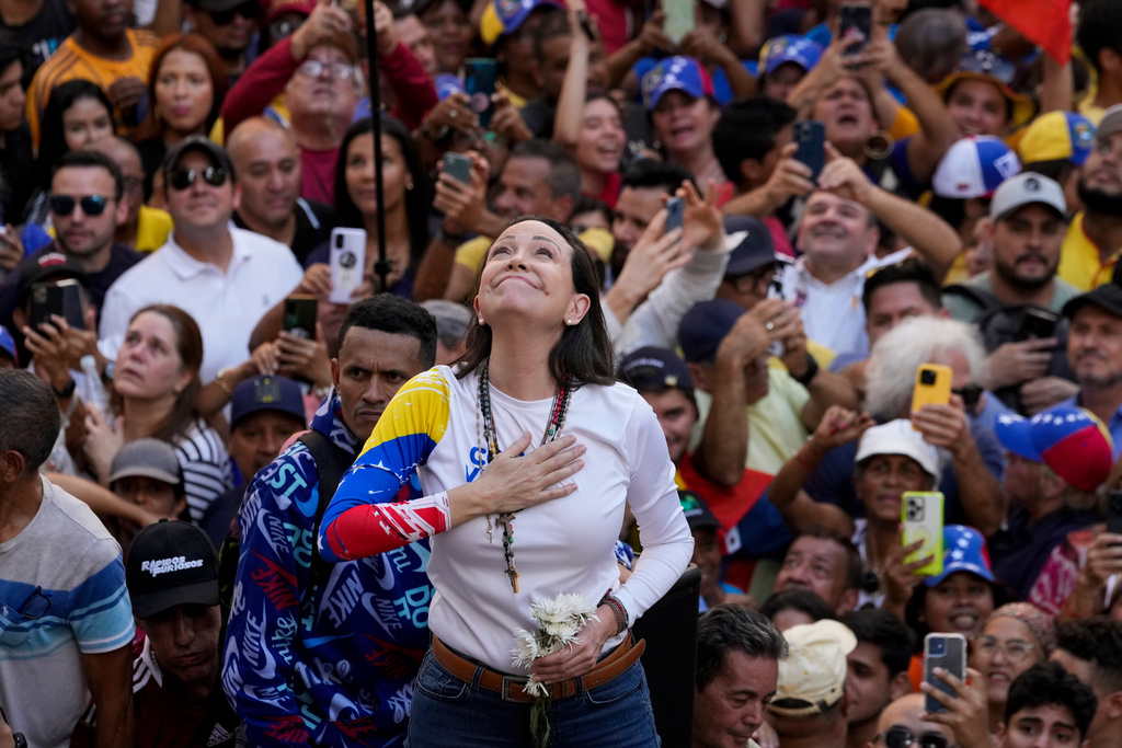 Nobel per la pace 2025 a Maria Corina Machado. La leader dell’opposizione venezuelana: “Lo dedico al mio popolo e a Trump” Nobel per la pace 2025 a Maria Corina Machado. La leader dell’opposizione venezuelana: “Lo dedico al mio popolo e a Trump”