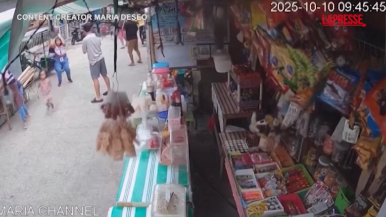 Filippine, terremoto 7.6: il momento della scossa a Davao City