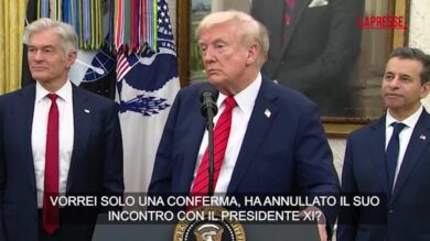 Trump: "Non ho cancellato l'incontro con Xi, vedremo"