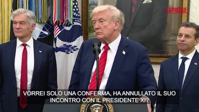Trump: "Non ho cancellato l'incontro con Xi, vedremo"