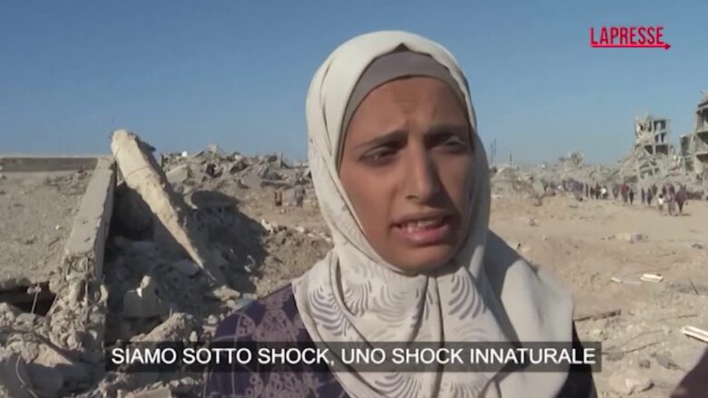 I palestinesi tornano a Gaza, Maram Sabbah: "Non ci sono case né luoghi in cui possiamo stare"