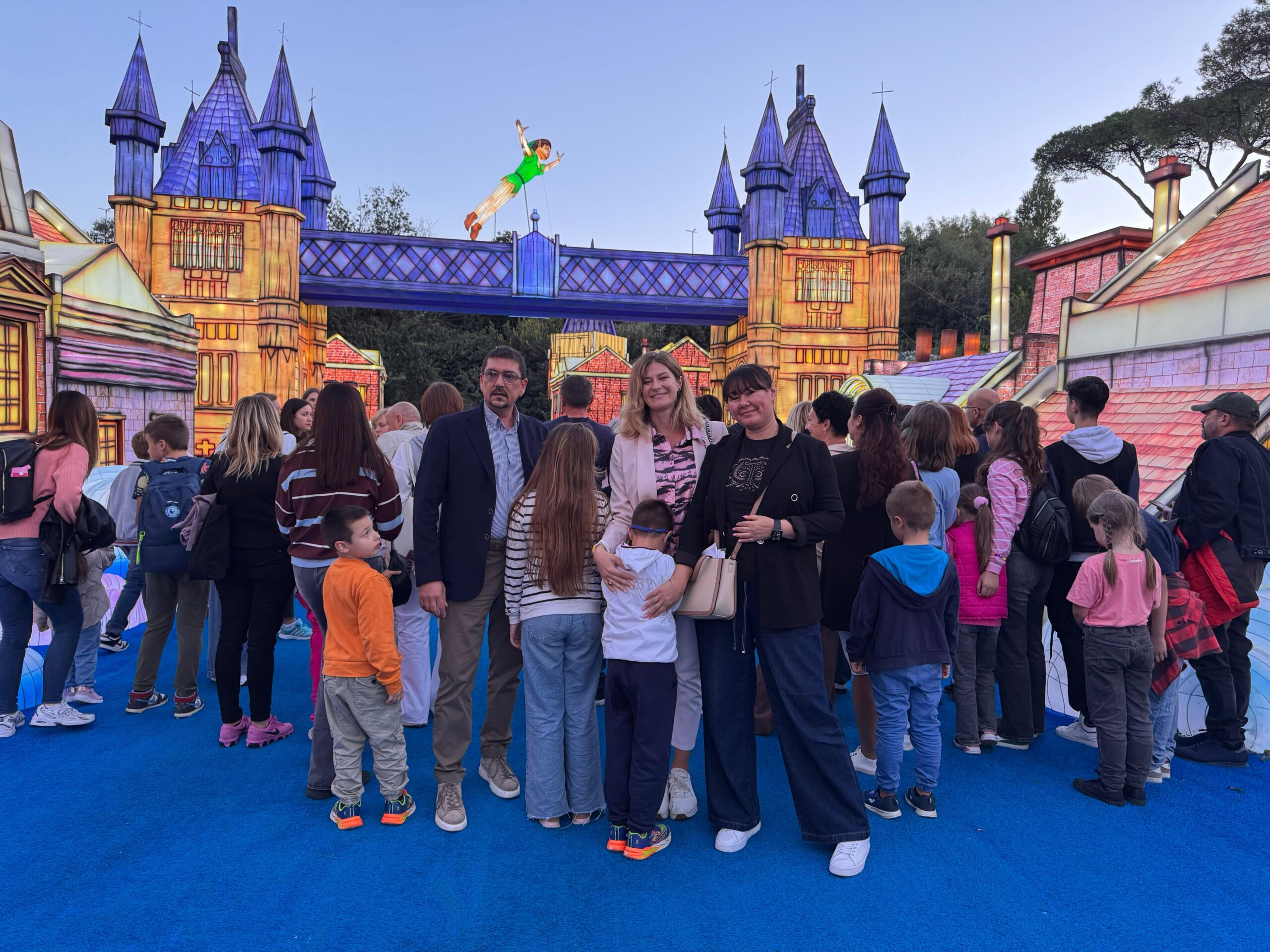 Roma, 65 bambini ucraini in visita al villaggio di Peter Pan all’Eur